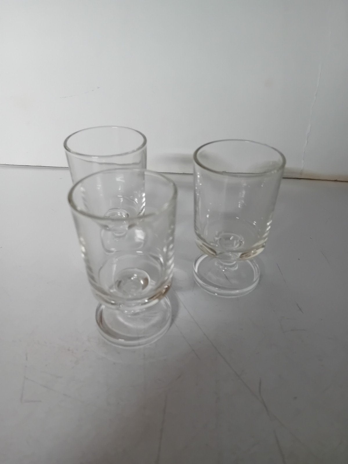 3 shot/borrel glaasjes., Ophalen of Verzenden, Zo goed als nieuw, Borrel- of Shotglas