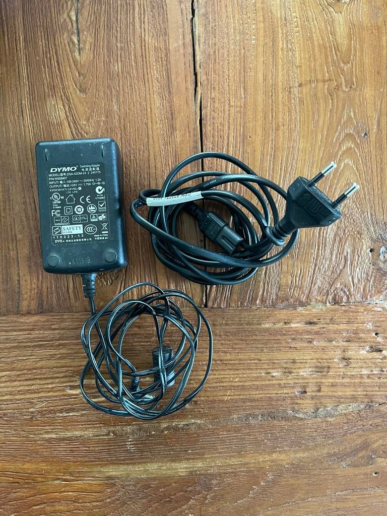 Dymo label adapter, Ophalen of Verzenden, Gebruikt