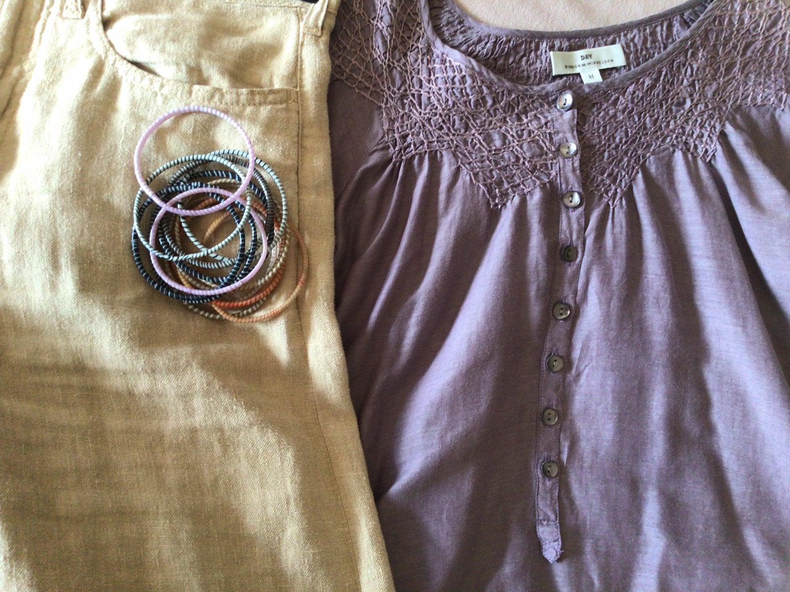 Prachtige nieuwe blouse Day Birger et Mikkelsen heide paars, Ophalen of Verzenden, Nieuw, Maat 36 (S), Paars