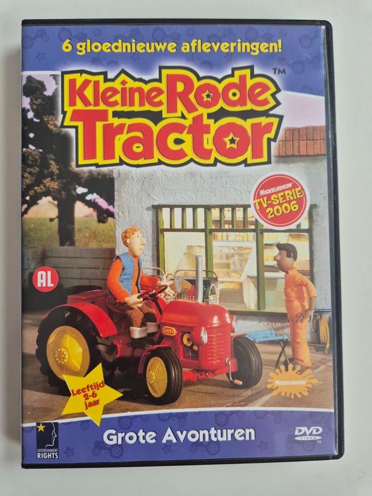 Kleine Rode Tractor - Grote Avonturen DVD (2-6 jaar), Avontuur, Alle leeftijden, Ophalen of Verzenden, Zo goed als nieuw