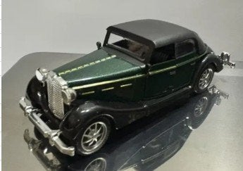 Groene klassieke auto., Hobby en Vrije tijd, Modelauto's | 1:32, Verzenden, Nieuw, Auto, Overige merken