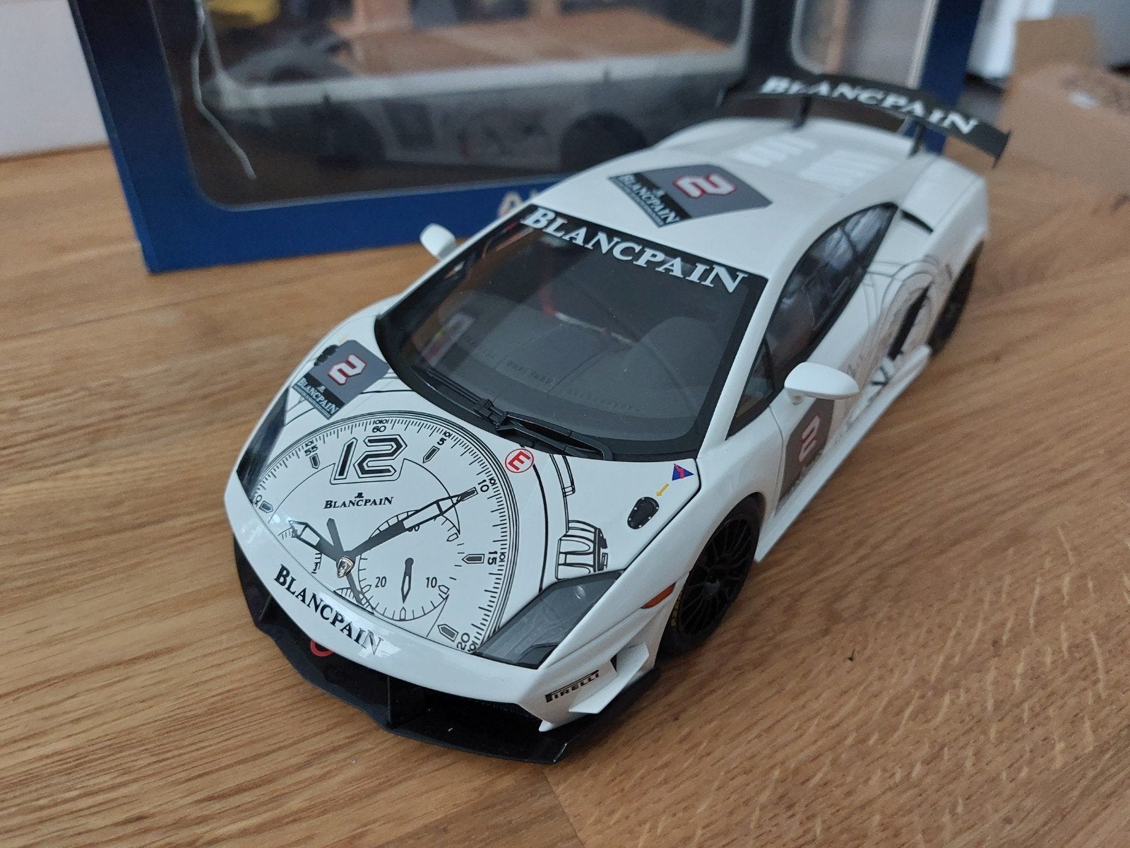 Autoart 74689 1/18 Lamborghini Gallardo LP560 4 Super Trofee, Ophalen of Verzenden, Zo goed als nieuw, Auto, Autoart