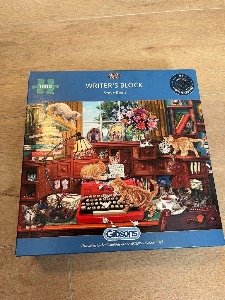 Gibsons puzzel 1000 stukjes, Ophalen, 500 t/m 1500 stukjes, Zo goed als nieuw, Legpuzzel