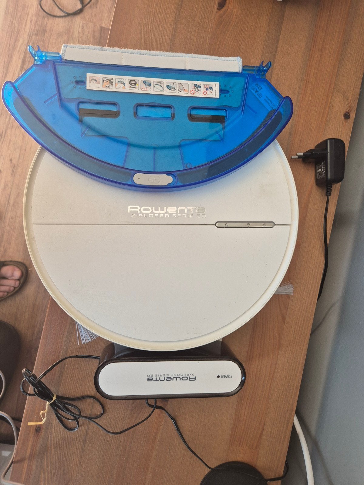 Rowenta X-Plorer Serie 60 Robotstofzuiger met Dweilfunctie, Zo goed als nieuw, Reservoir, Ophalen, Rowenta