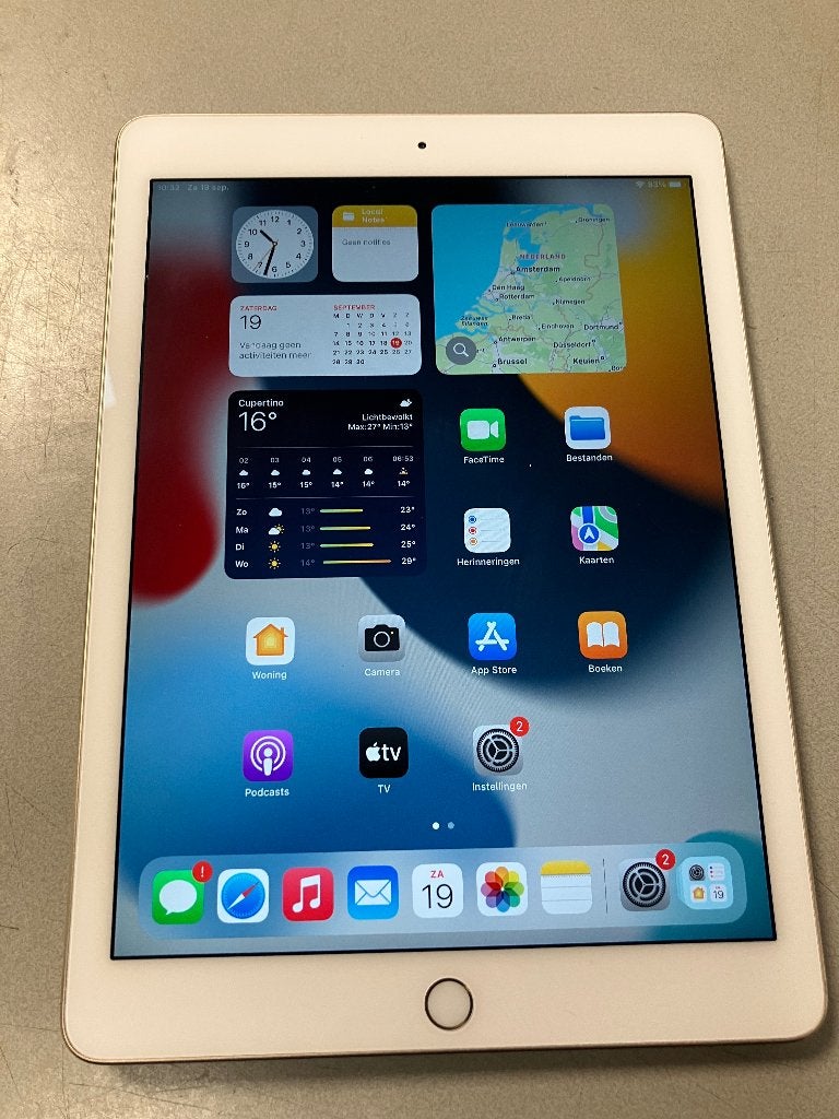 Ipad air 2 goud/wit 32GB, Computers en Software, 10 inch, Gebruikt, 32 GB, Apple iPad Air