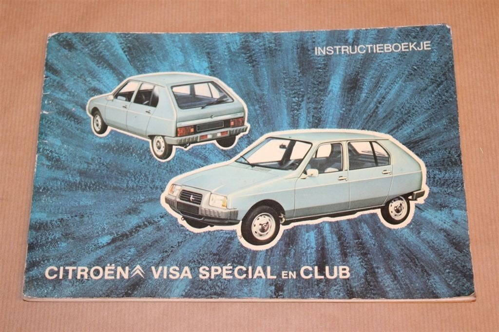 Instructieboekje Citroën Visa Special en Club - 1979, Ophalen of Verzenden