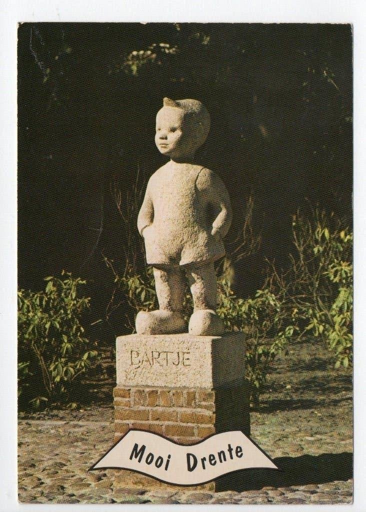 Assen. Ansichtkaart Bartje, Mooi Drente -, Verzamelen, Ophalen of Verzenden, 1980 tot heden, Gelopen, Drenthe