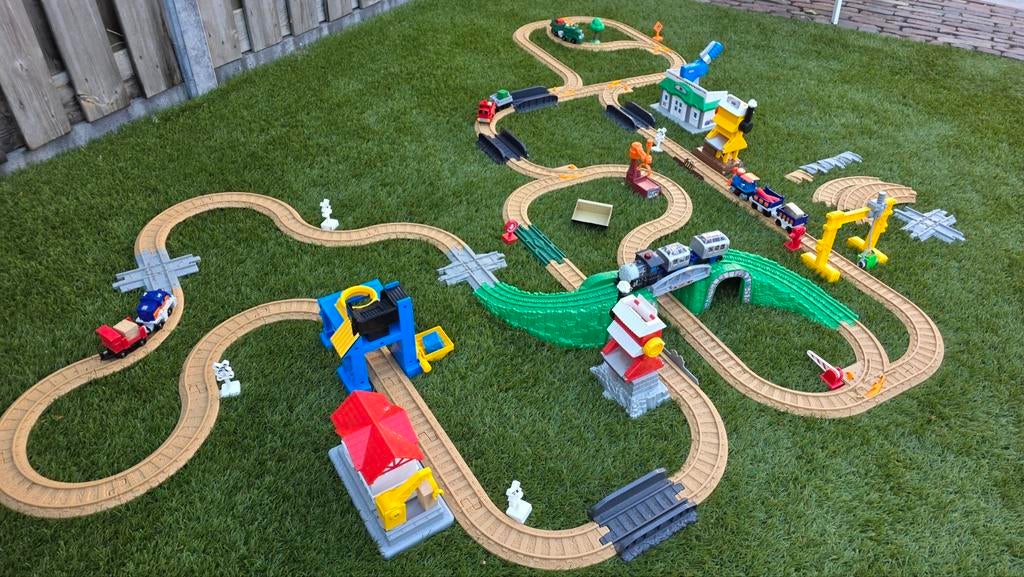 Fisher Price Geotrax Treinset - Compleet met Accessoires, Ophalen, Gebruikt, Speelset, Met geluid