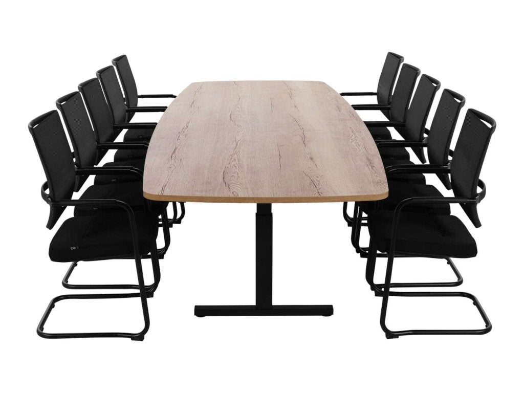 Vergadertafel nieuw 320x120 div kleuren mogelijk, 320 cm, VST, 120 cm, In hoogte verstelbaar