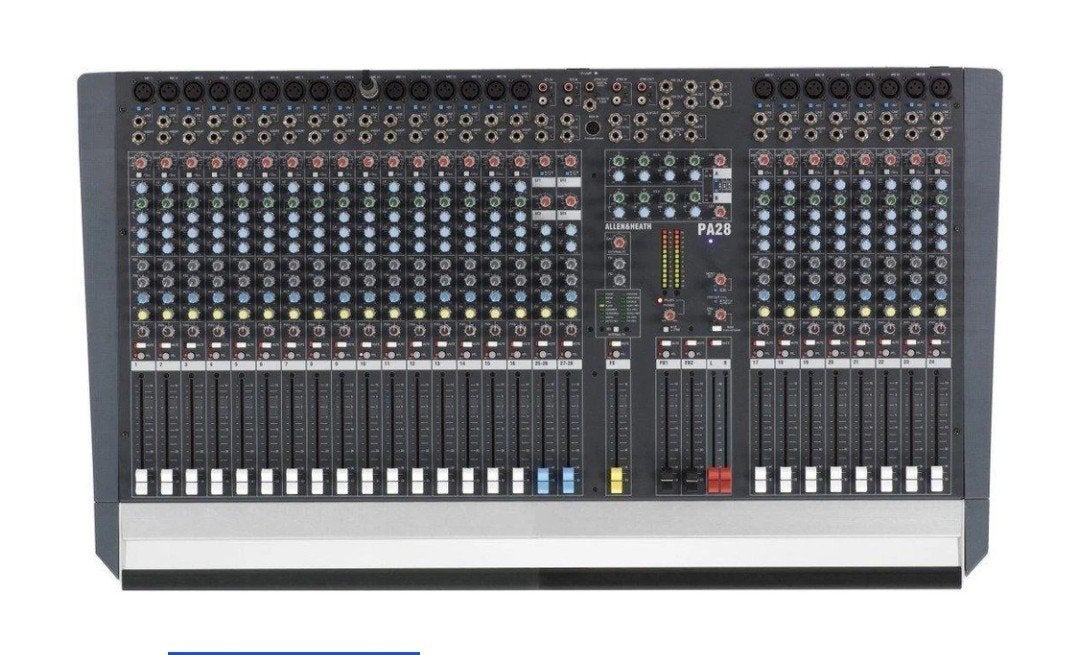 Allen & Heath PA28 Mengpaneel met Multikabel op haspel, Ophalen, Gebruikt, 20 kanalen of meer