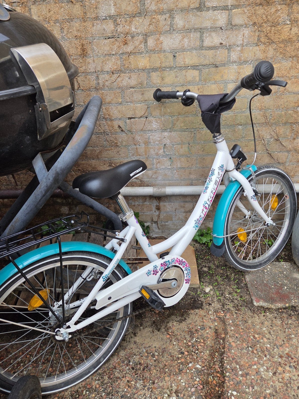 Torrek kinderfiets 20 inch - Wit/Turquoise, Fietsen en Brommers, Fietsen | Kinderfietsjes, Torrek, Velgrem, Ophalen of Verzenden