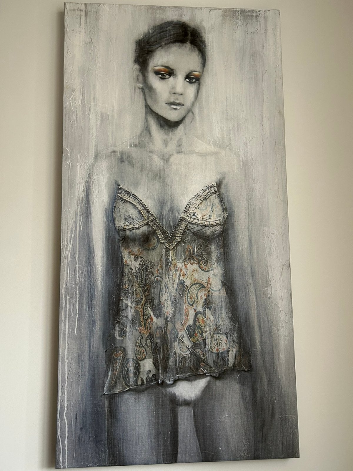 Christiaan Lieverse - 'Dutch Girl' - Schilderij, Ophalen