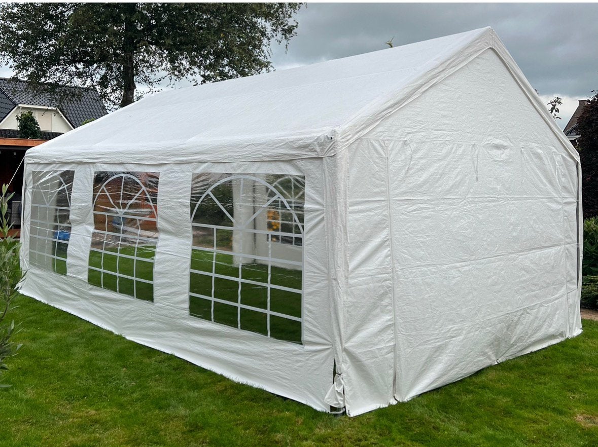 Partytent 6x4 Meter Huren | Ruime Feesttent 24m², Ophalen, Opvouwbaar, Partytent, 2 meter of meer
