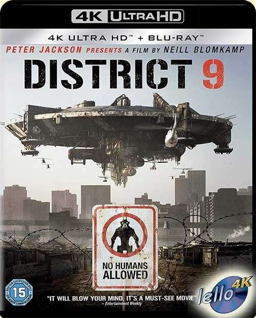 Blu-ray 4K: District 9 (2009 Sharlto Copley, Jason Cope) UK, Ophalen of Verzenden, Nieuw in verpakking, Science Fiction en Fantasy