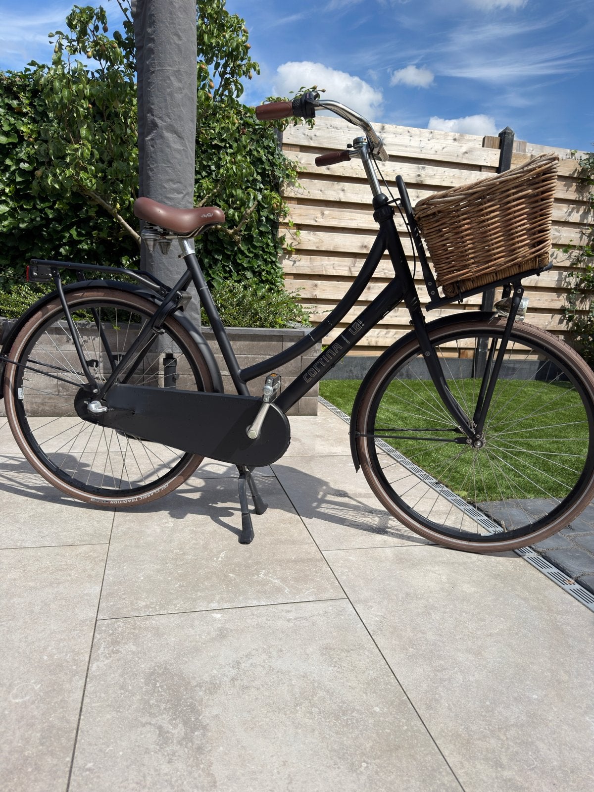 Cortina Damesfiets met mand, Overige merken, Terugtraprem, Versnellingen, Ophalen of Verzenden