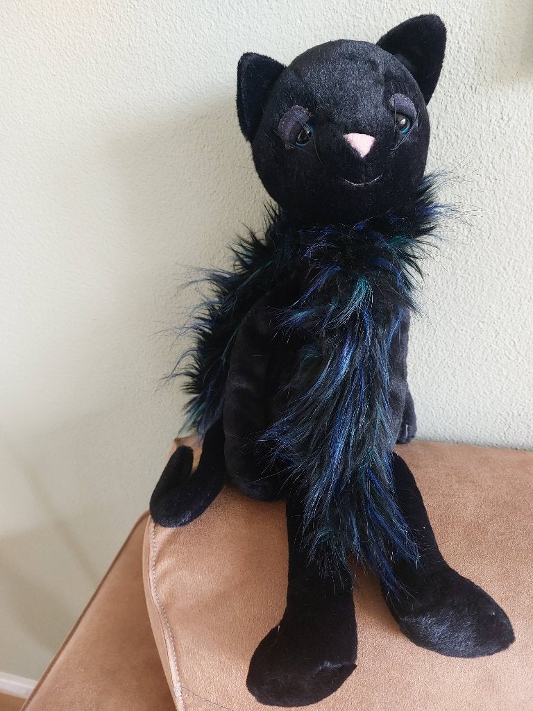 Jellycat knuffel, Overige typen, Zwart, Ophalen of Verzenden, Zo goed als nieuw