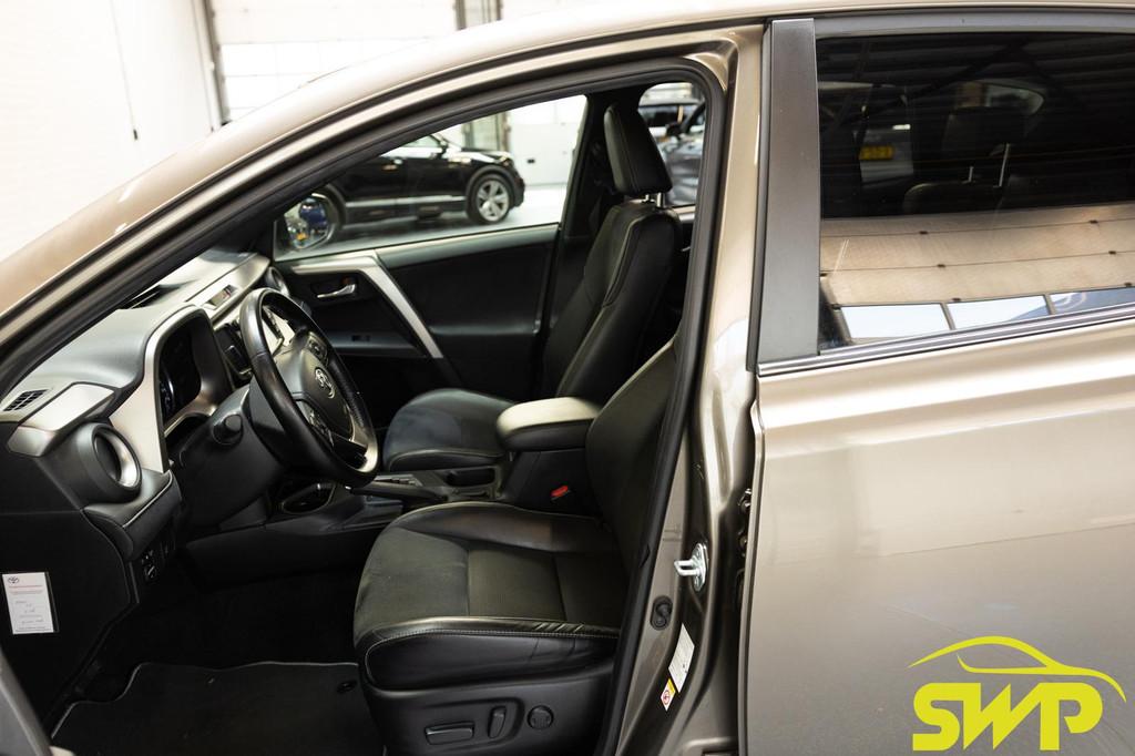 Toyota RAV4 2.5 Hybrid Style | NAP | Leer met elektr stoelen, Gebruikt, Euro 6, Bruin, Bedrijf