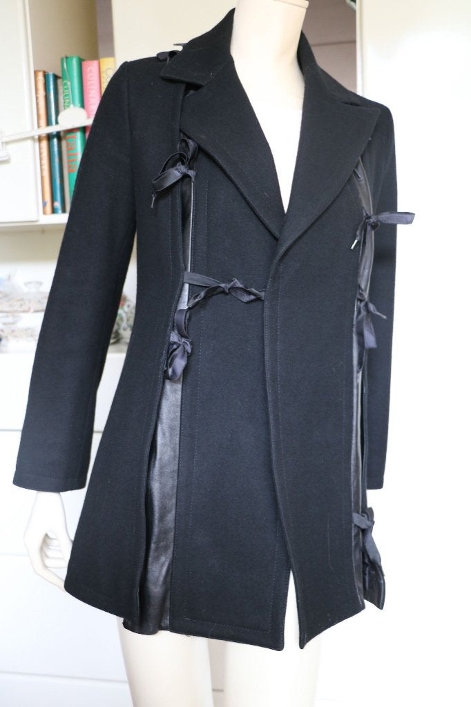 jas exclusief met kalfsleer Dirk Bikkembergs ww 1995,-, Dirk Bikkemberg, Verzenden, Zwart, Nieuw
