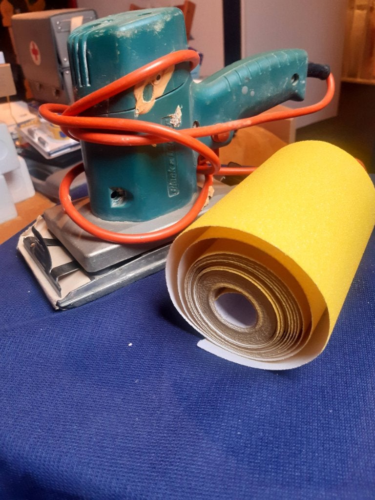 Schuurmachine  BLACK EN DECKER, Ophalen of Verzenden, Gebruikt, Minder dan 600 watt, Vlakschuurmachine