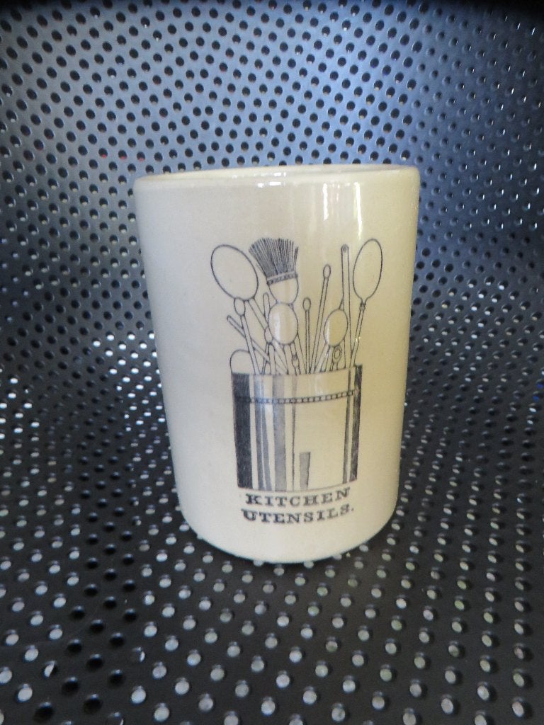 Keuken bestek aardewerk pot, Engels, retro,  Pearson, Gebruikt, Overige merken, Overige typen, Ophalen of Verzenden