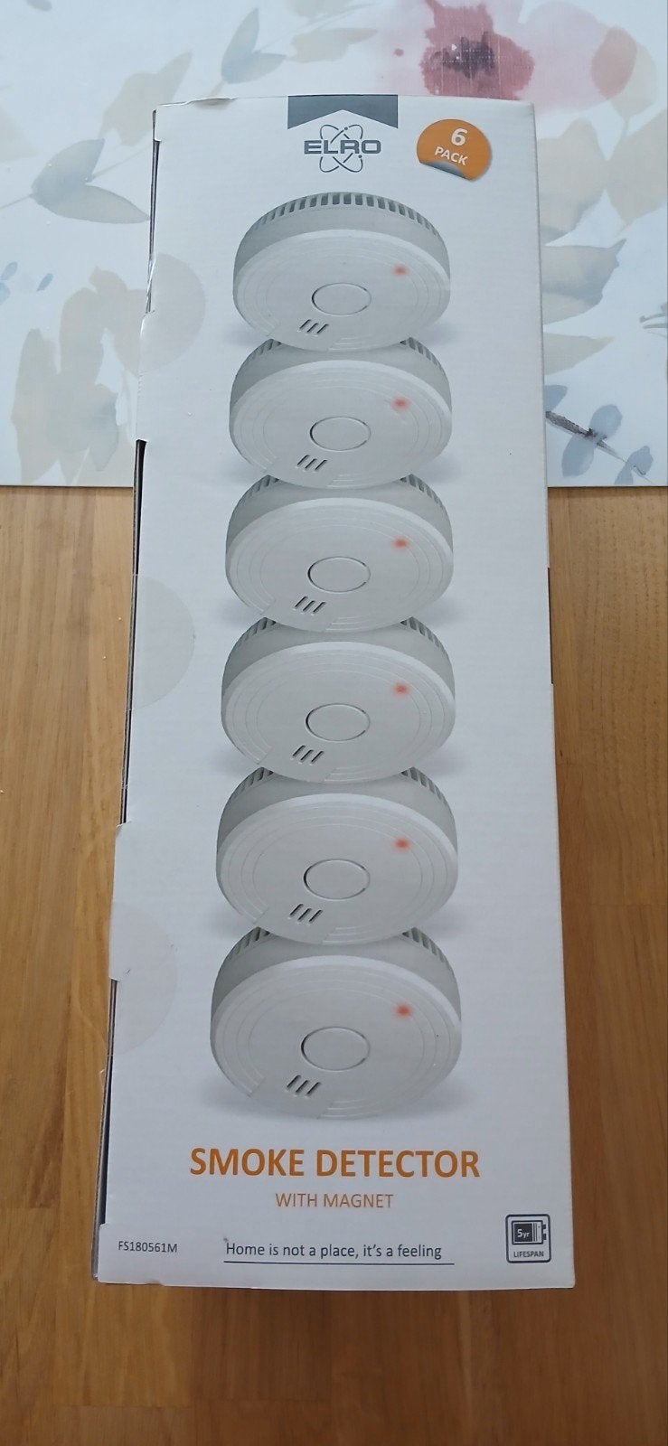 ELRO Rookmelders met Magneet - 6 Stuks, Doe-het-zelf en Verbouw, Alarmsystemen, Ophalen of Verzenden