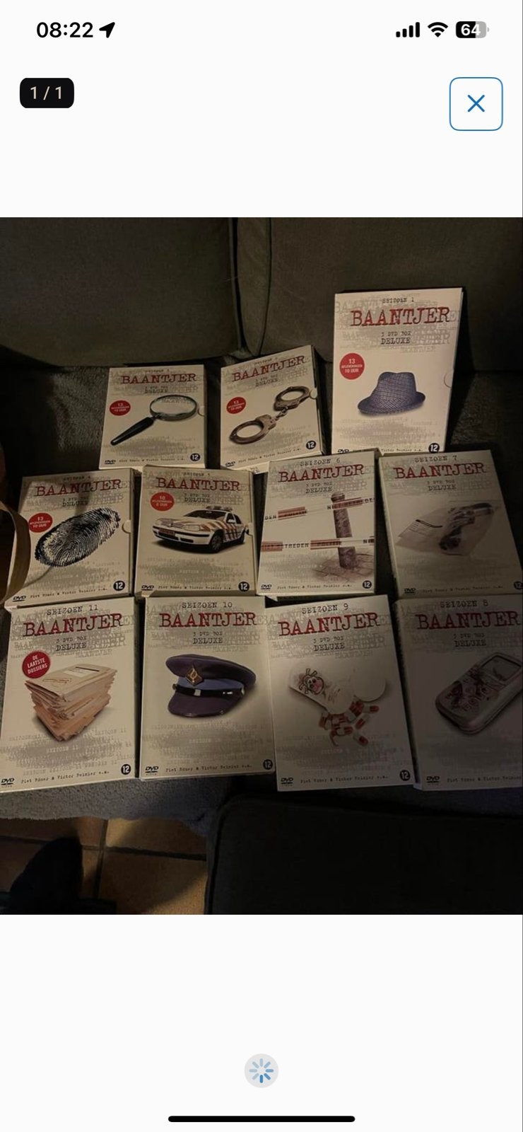 Baantjer DVD Boxset Seizoenen 1-11 - Complete Collectie, Vanaf 12 jaar, Ophalen of Verzenden, Gebruikt, Drama