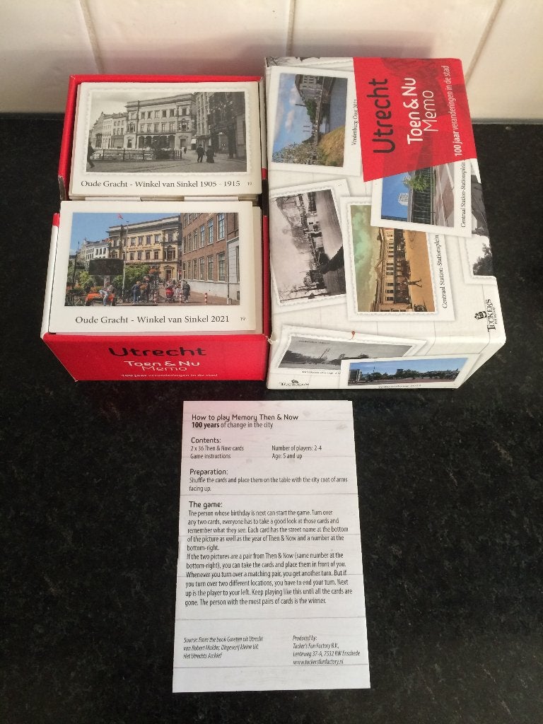 Toen & Nu memory Utrecht - Nieuw!, Ophalen of Verzenden, Nieuw, Ontdekken