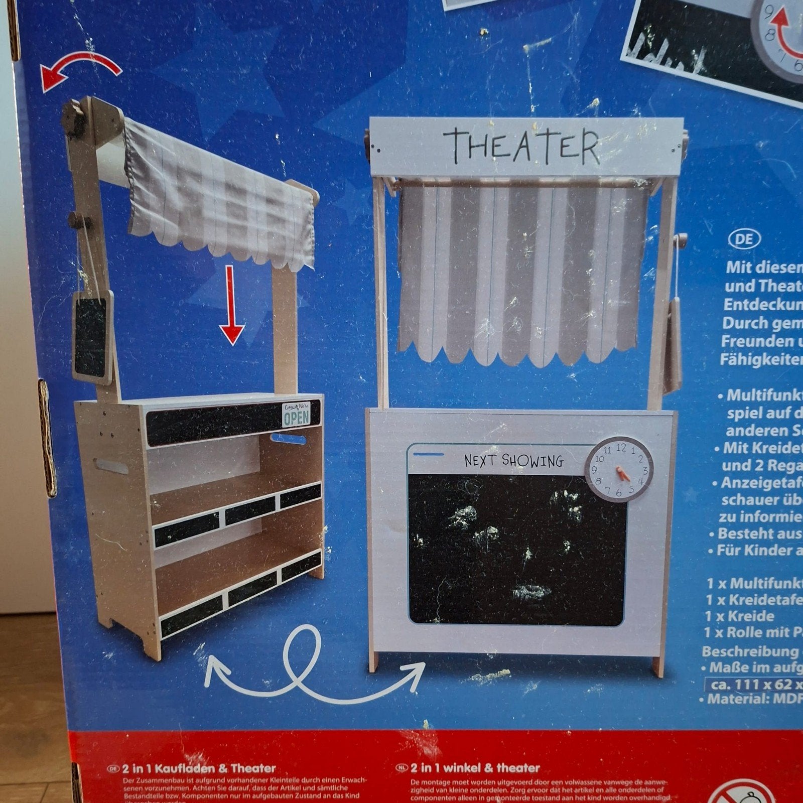 Winkeltje en theater  van hout bouwpakket, Ophalen of Verzenden, Nieuw