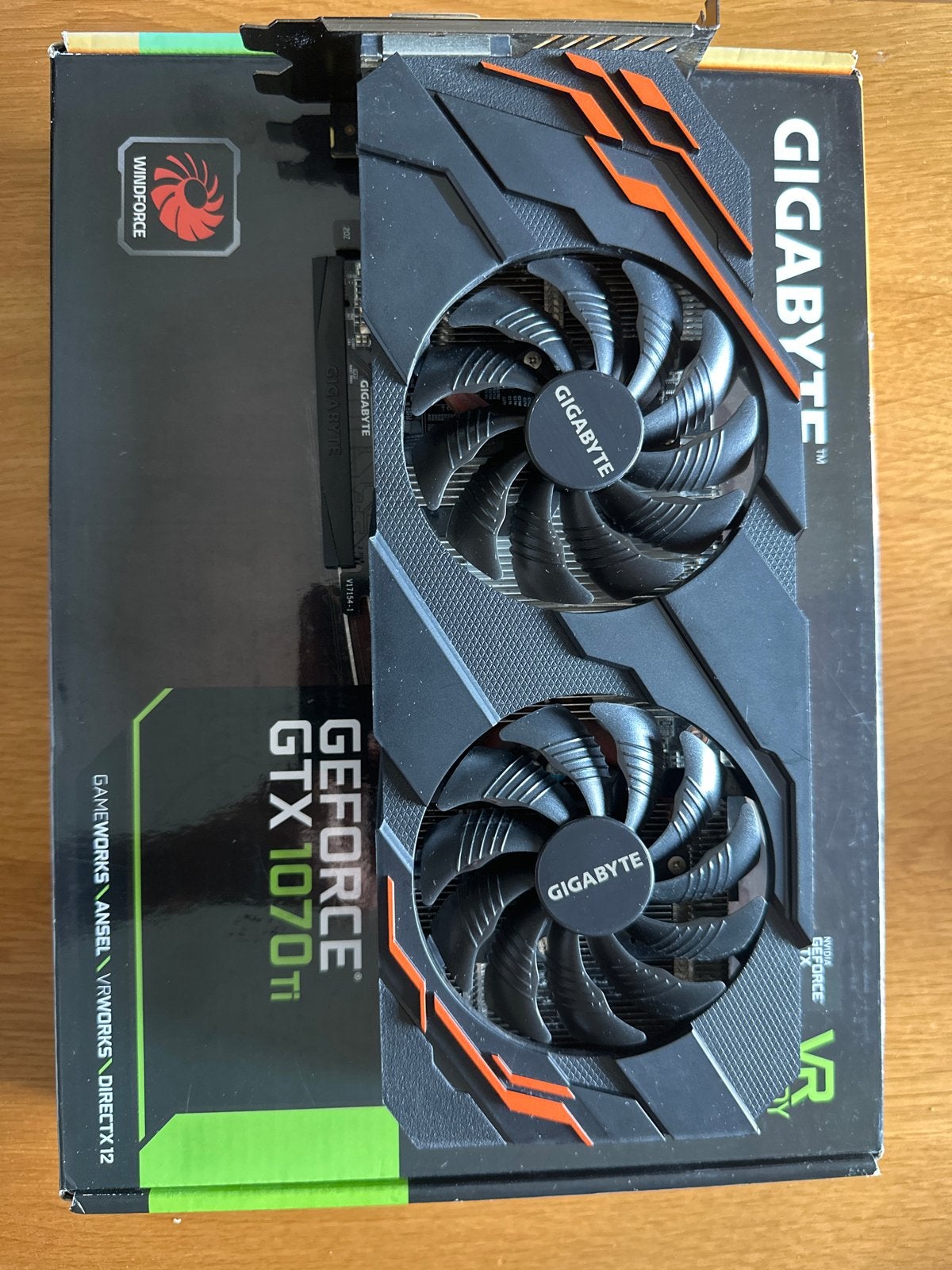 GTX 1070 Ti Windforce OC, Computers en Software, PCI-Express 3, HDMI, Ophalen of Verzenden, Nvidia