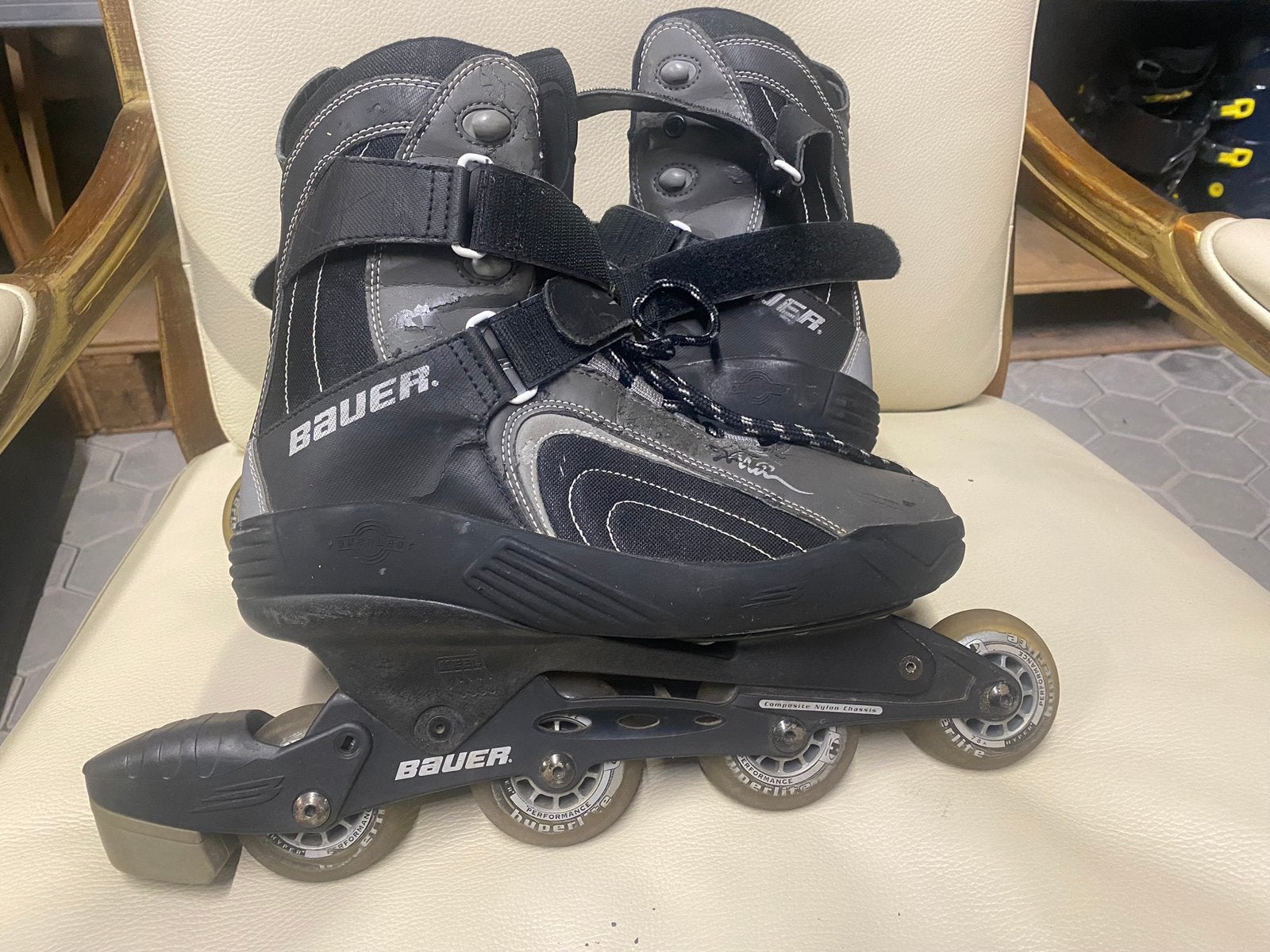 Bauer skeelers maat 40 en 45, Sport en Fitness, Skeelers, Ophalen of Verzenden, Gebruikt, Inline skates 4 wielen, Bauer
