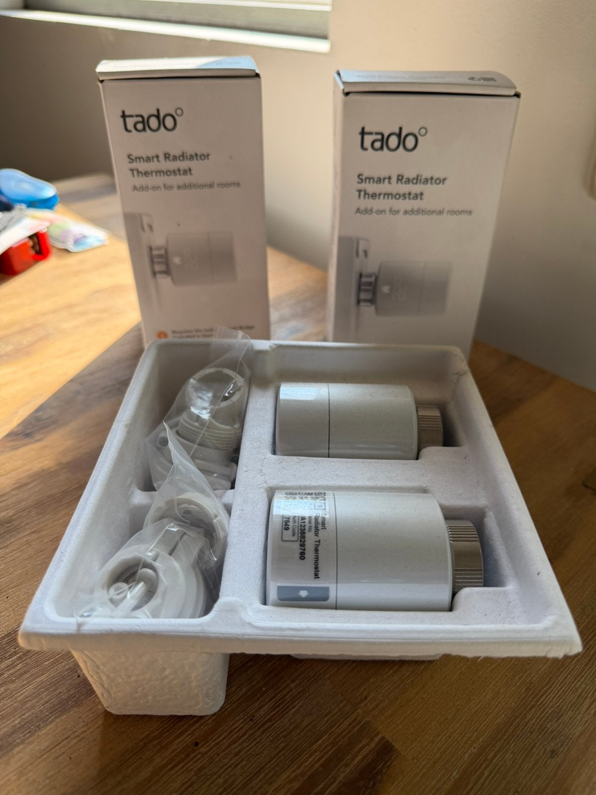 4x Tado Slimme Radiatorthermostaat V1 – nieuw, Ophalen of Verzenden, Nieuw