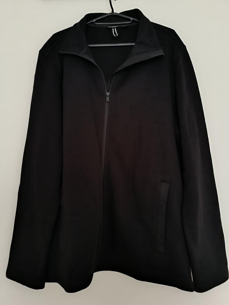 Zwart heren vest met rits, Kleding | Heren, Truien en Vesten, Maat 52/54 (L), Verzenden, Zwart, Nieuw