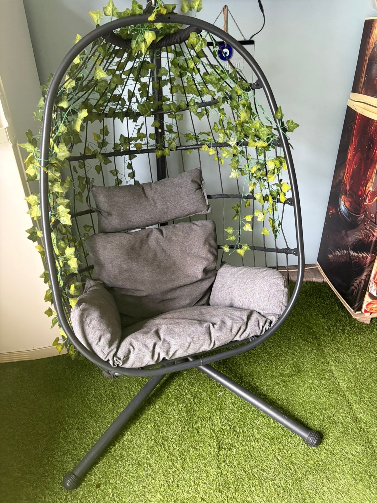 Hangstoel, Tuin en Terras, Tuinstoelen, Ophalen, Zo goed als nieuw, Metaal
