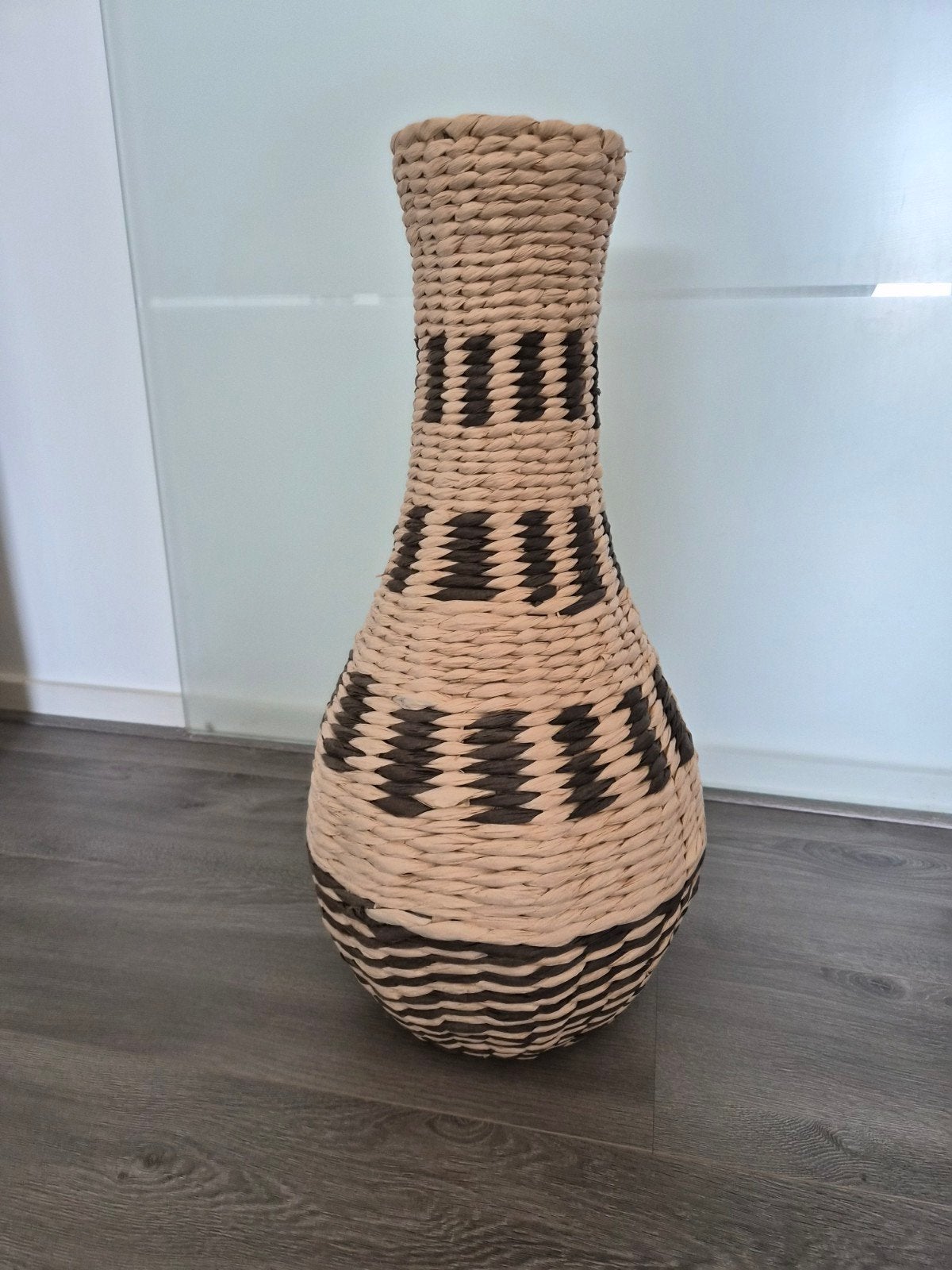 Rotan vaas, Ophalen, Rond, Riet