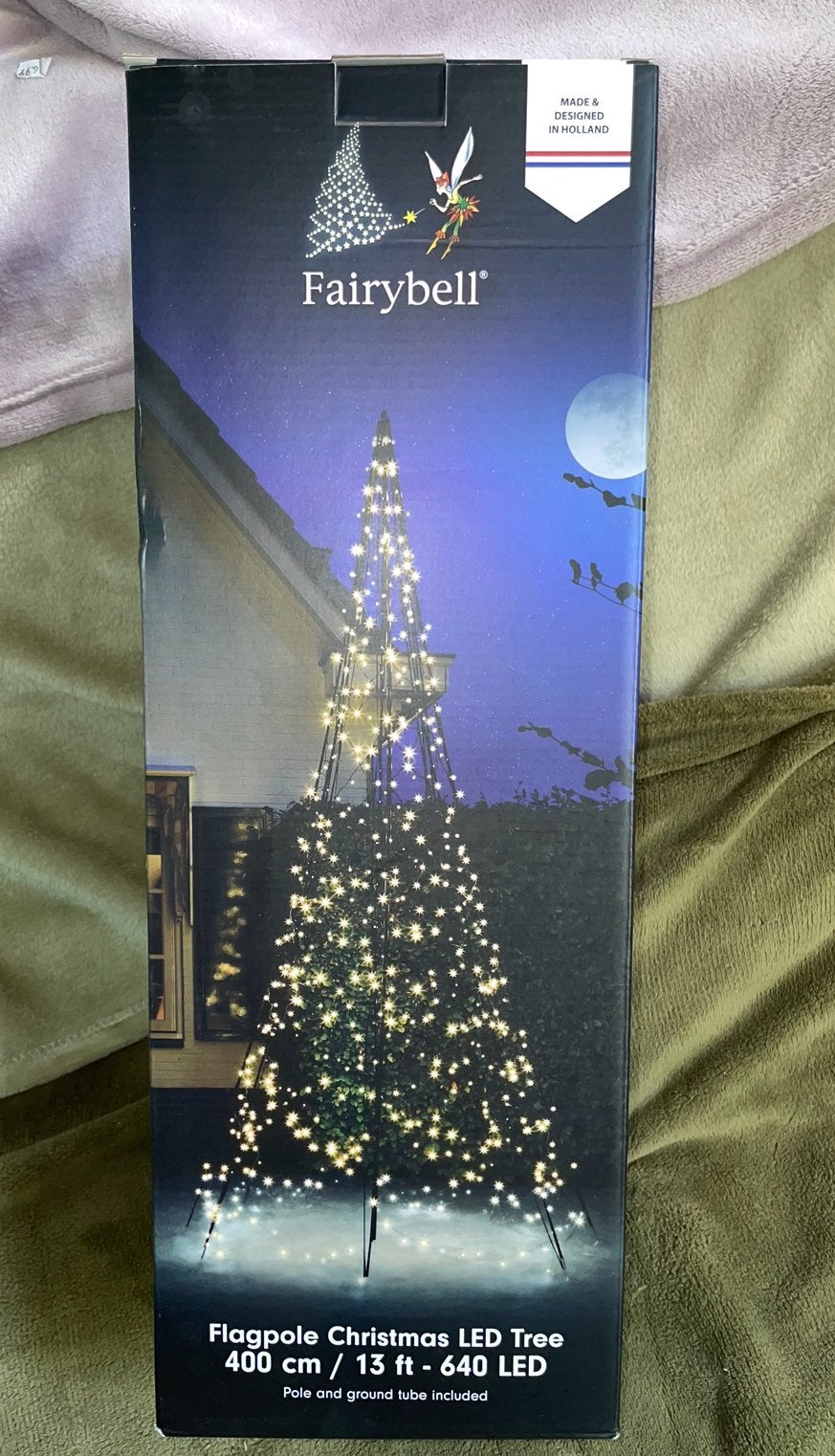 Fairybell-kerstboom 4m 640 Led Warmwit inclusief mast Nieuw, Diversen, Ophalen of Verzenden, Nieuw