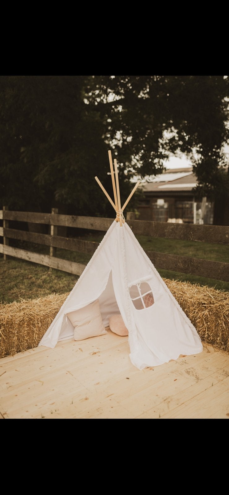 Tipi tent (te huur), Hobby en Vrije tijd, Ophalen, Zo goed als nieuw, Geboorte of Huwelijk