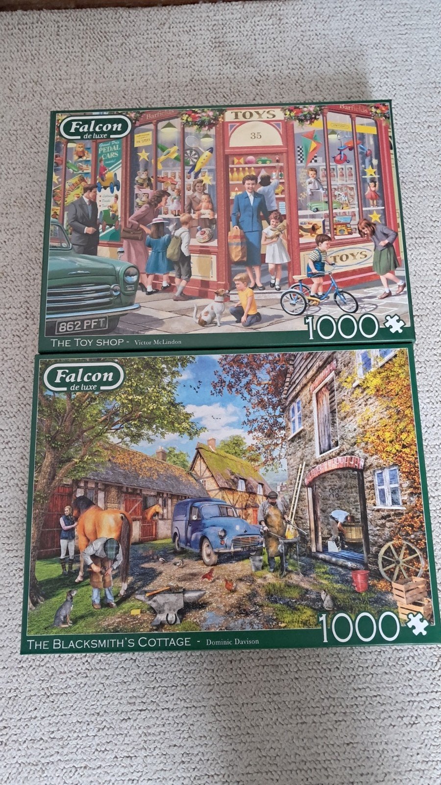 Puzzels Falcon, Ophalen, 500 t/m 1500 stukjes, Zo goed als nieuw