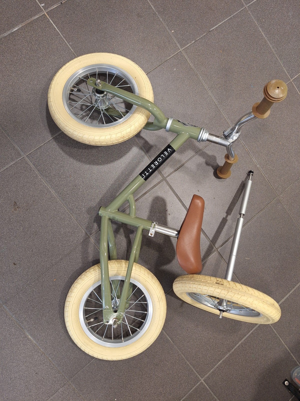 Veloretti loopfiets en driewieler - Groen, Ophalen, Gebruikt, Minder dan 16 inch, Veloretti