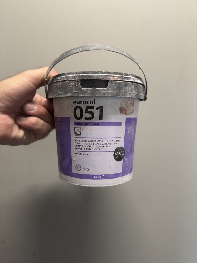 Eurocol 051 Europrimer Quartz 1,5 kg, deels gebruikt, Ophalen, Overige materialen, Gebruikt, Overige typen