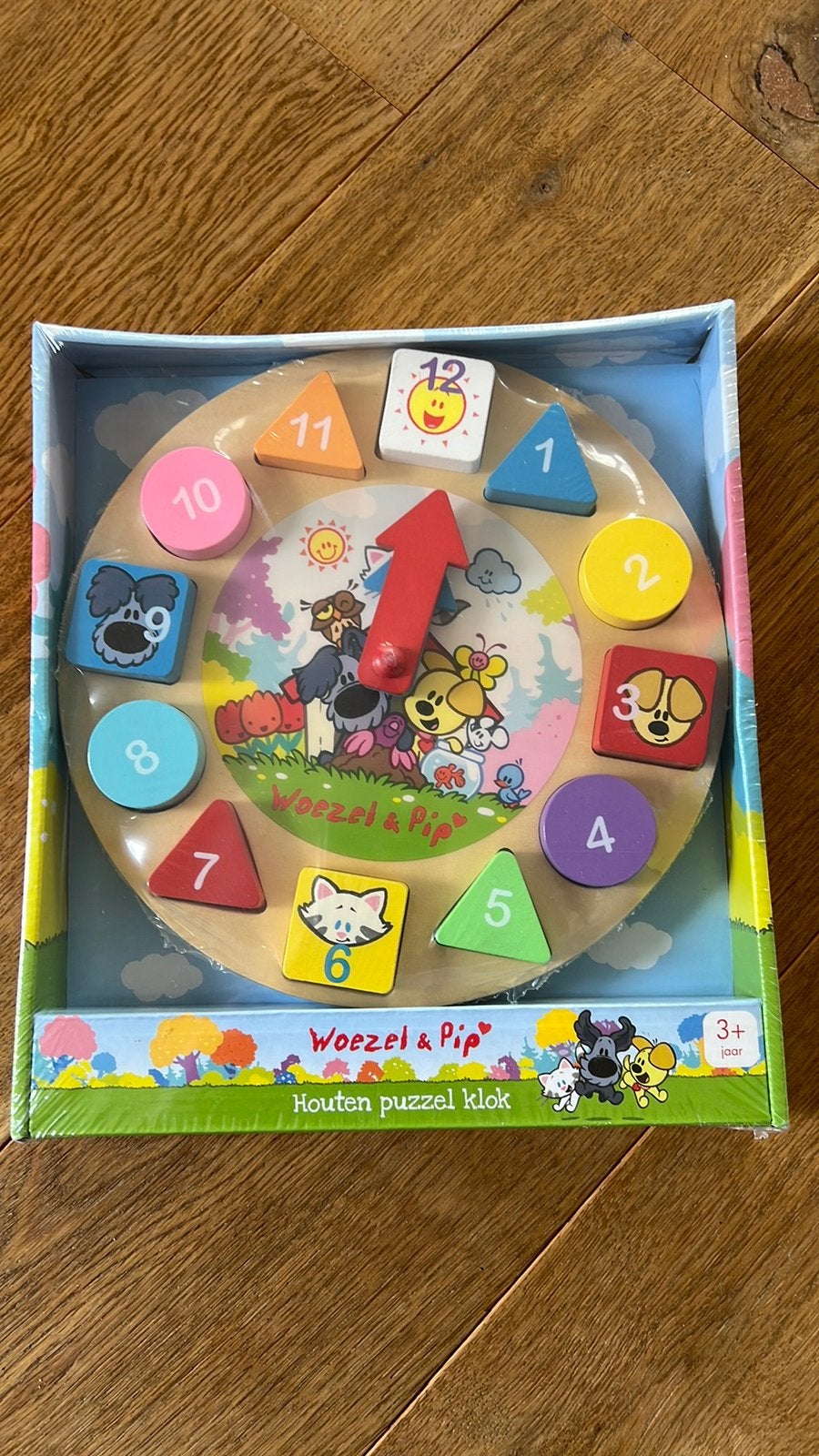 Woezel en Pip Houten Puzzel Klok - Nieuw!, Ophalen of Verzenden, Nieuw