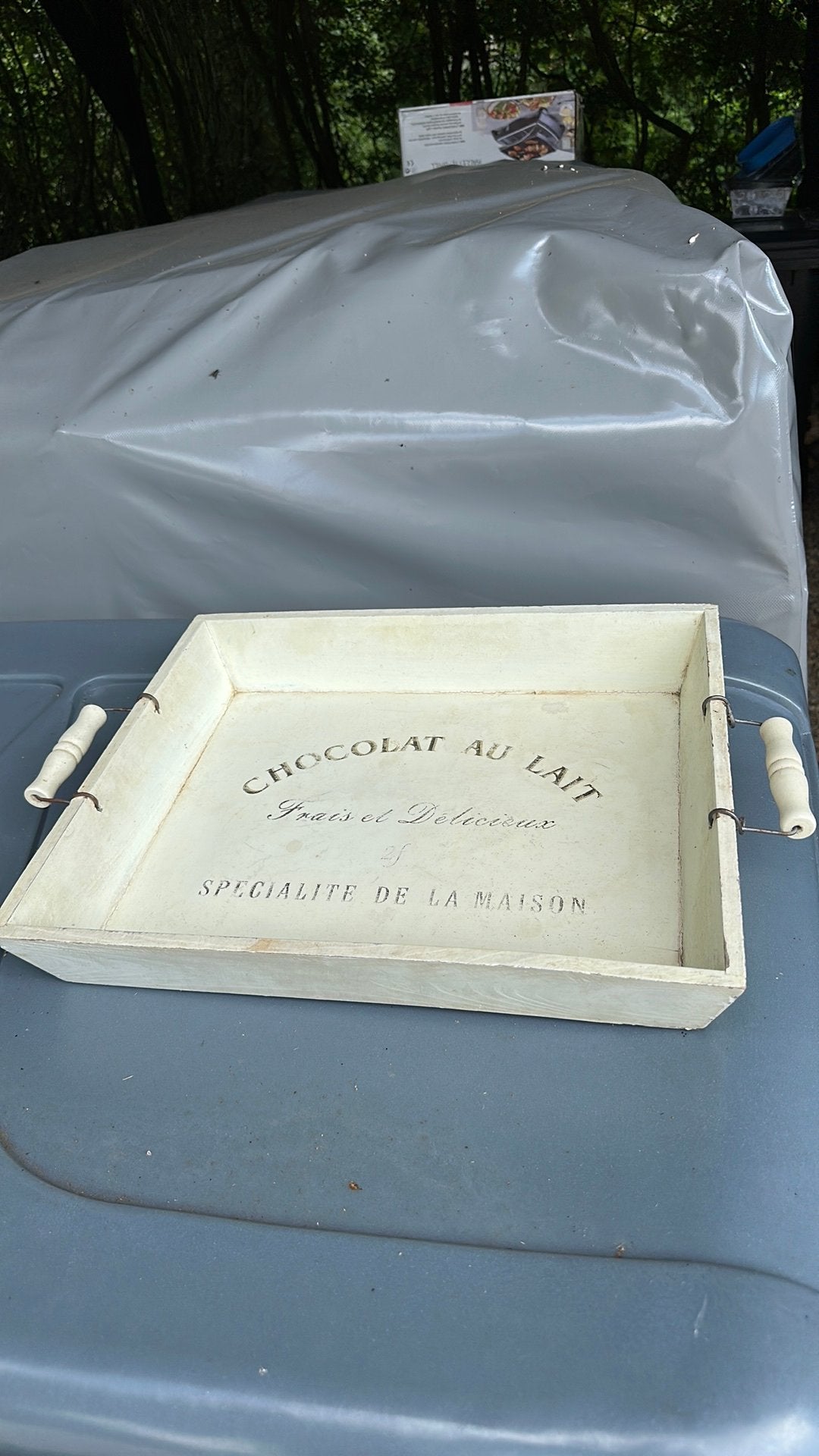 Vintage dienblad, Ophalen of Verzenden