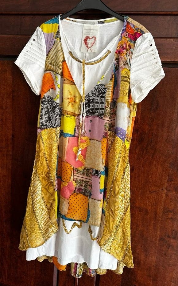 Elisa Cavaletti zomerjurk mt XL - Nieuw, Ophalen of Verzenden, Nieuw, Maat 42/44 (L), Onder de knie