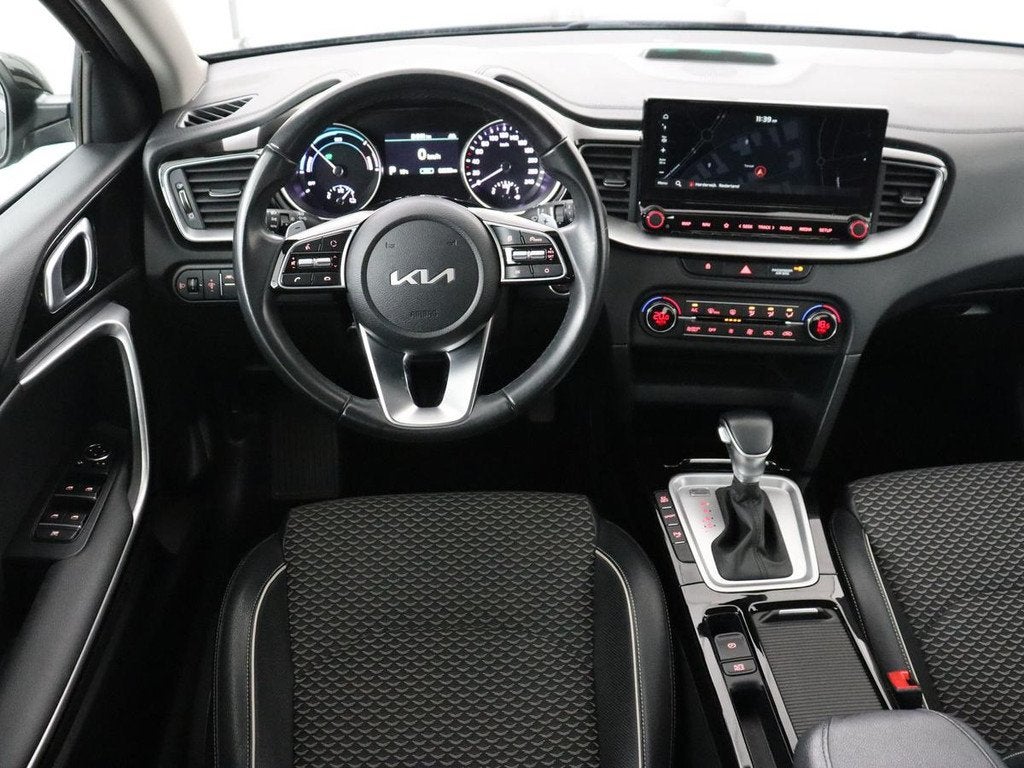 Kia XCeed 1.6 GDi PHEV DynamicLine | Carplay | Keyless | Hal, Auto's, Kia, XCeed, Gebruikt, Leder en Stof, Zwart