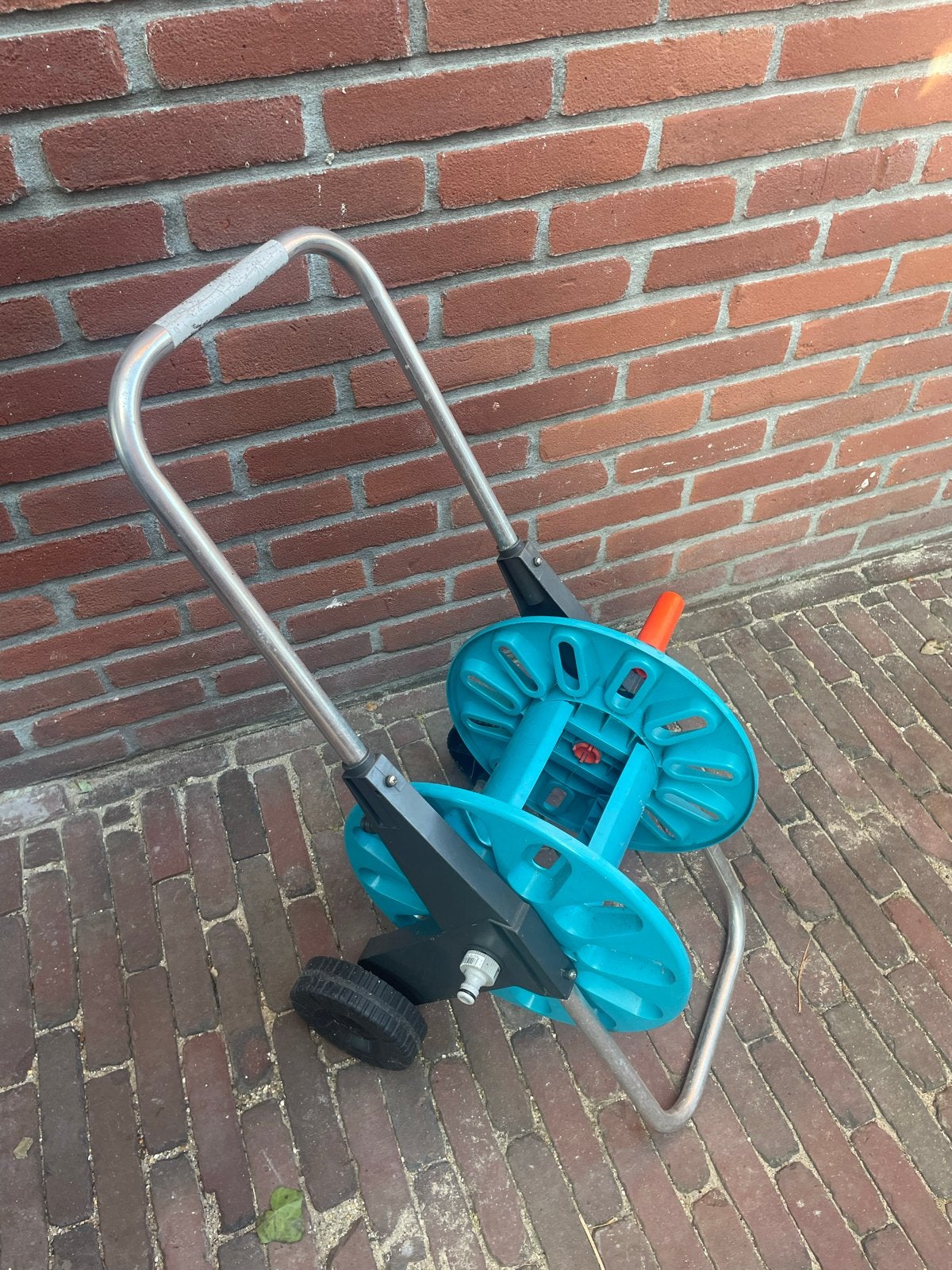 Gardena Tuinslanghaspel op wielen, Ophalen, Gebruikt, Tuinslanghaspel