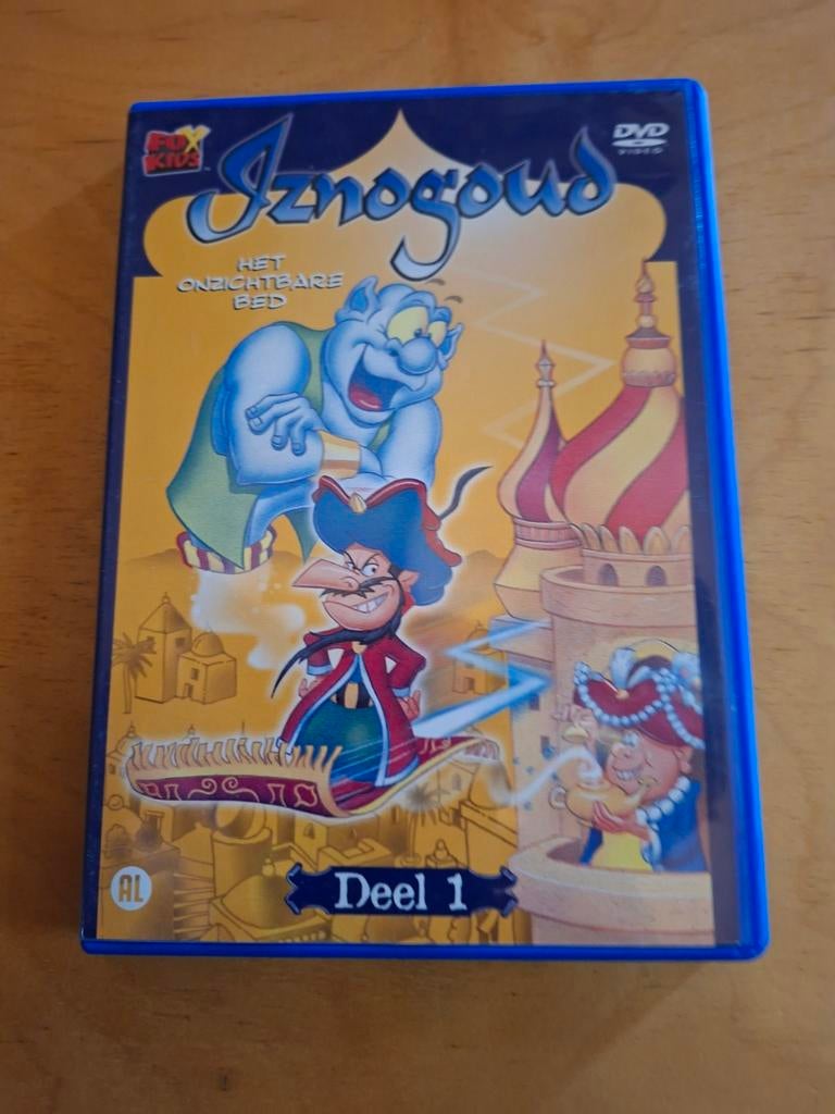 Iznogoud - Het Onzichtbare Bed - Deel 1 (DVD), Alle leeftijden, Ophalen of Verzenden, Gebruikt, Komedie