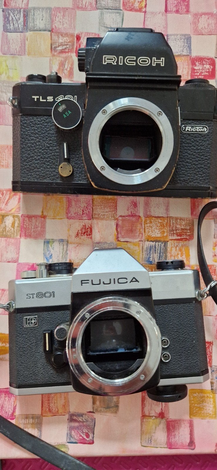 Ricoh TLS 401, Fujica ST801, Ophalen of Verzenden, Compact, Overige Merken