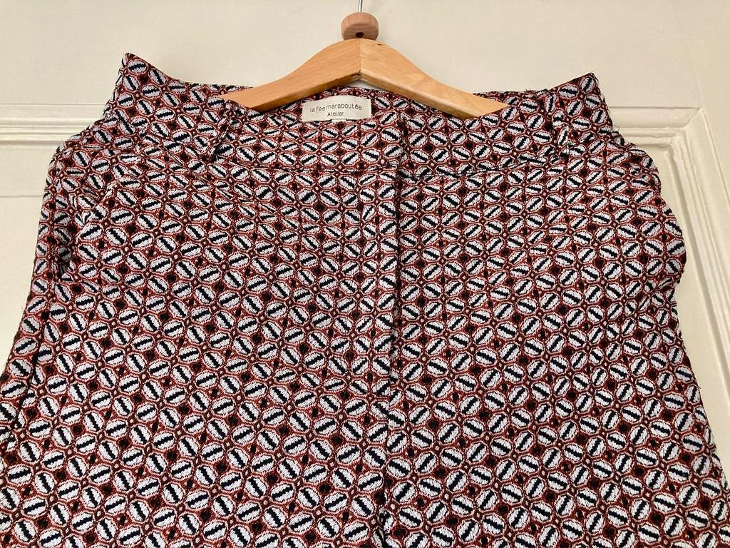 Vintage dessin broek merk La Fee Maraboutée mt M, Ophalen of Verzenden, Nieuw, Maat 38/40 (M), Lang