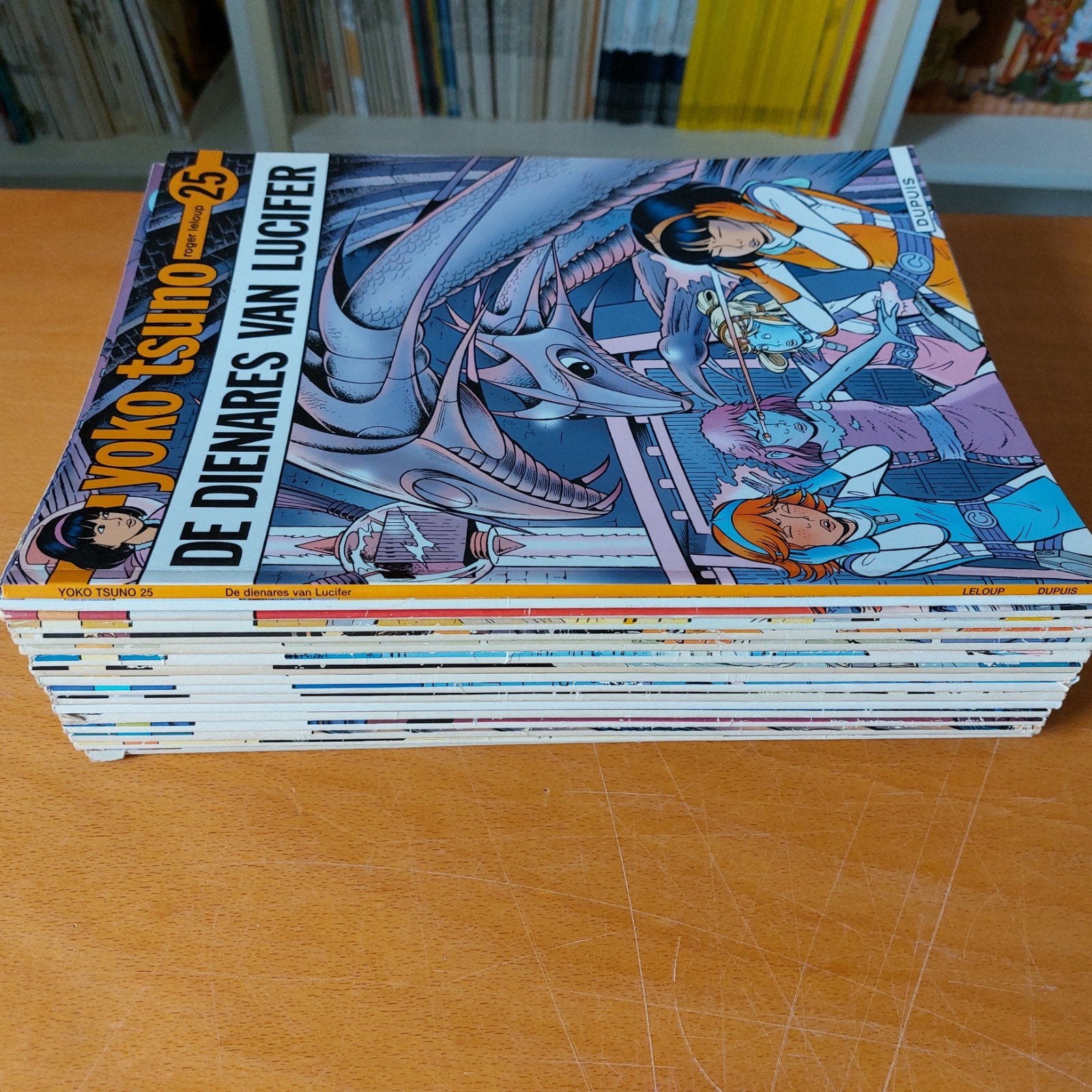 Verzameling 17 x serie Yoko Tsuno, Boeken, Stripboeken, Meerdere stripboeken, Ophalen of Verzenden, Gelezen
