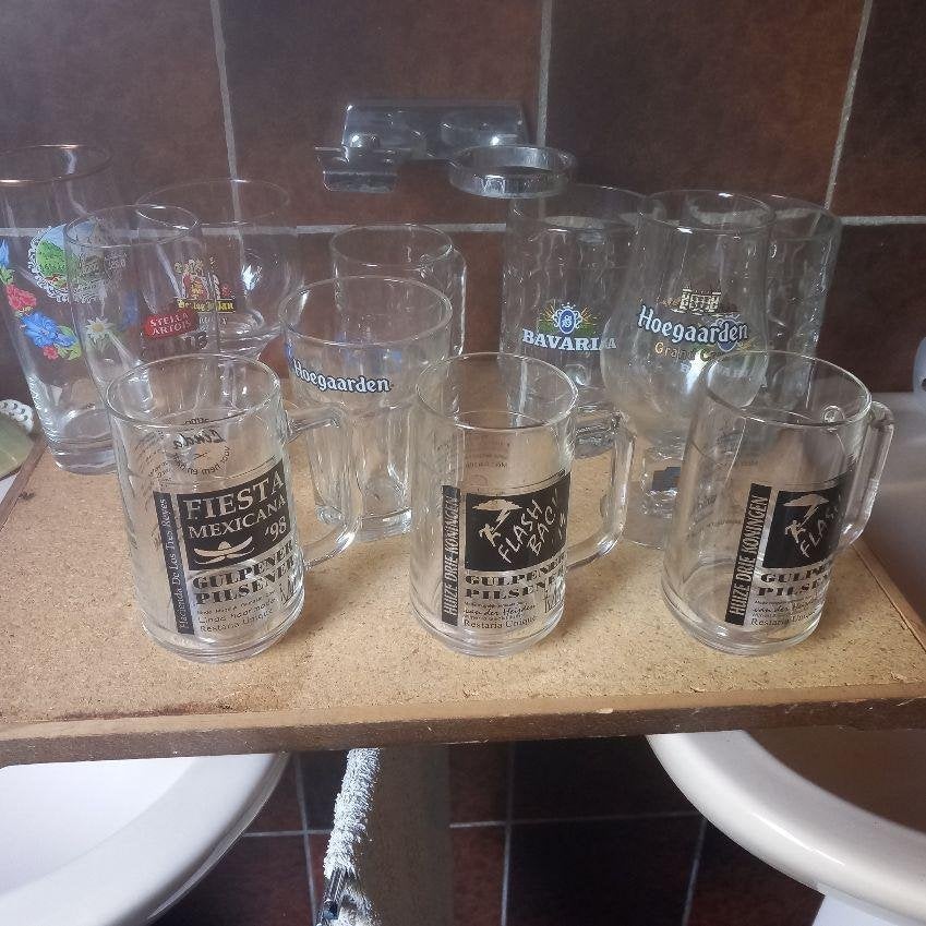 Bierpullen - 11 verschillende -, Ophalen of Verzenden, Overige merken