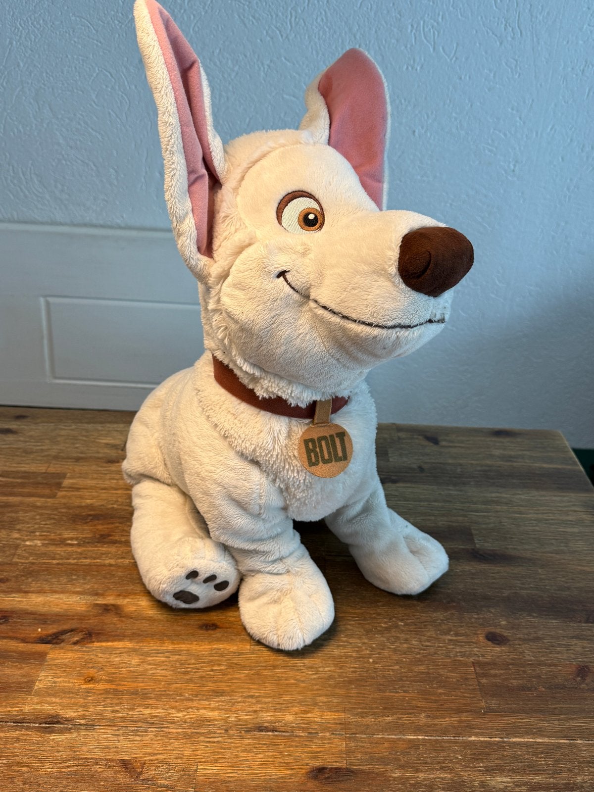 Disney Bolt knuffel - Nicotoy - groot, Gebruikt, Disney, Met label, Middelgroot (20 tot 80 cm)